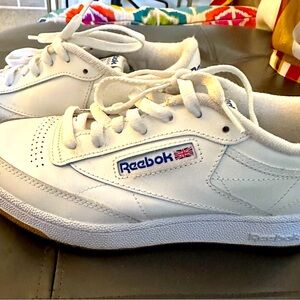 Reebock White Classic Tennis Shoes